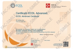 Certificato ECDL Advanced Presentation