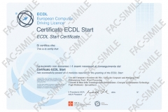 Certificato ECDL Start
