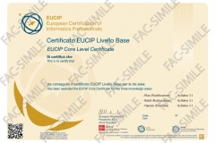 Certificato EUCIP CORE - Full
